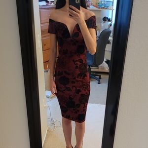 Dress Burgandy